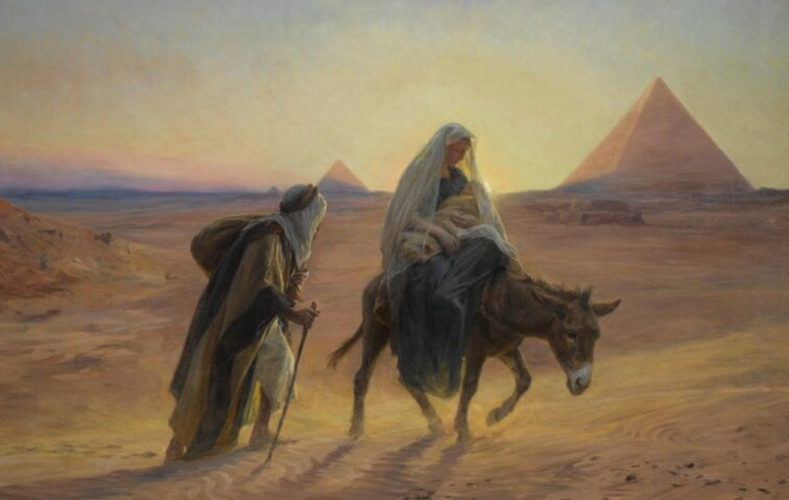 Jožef po Božji volji reši sveto Družino